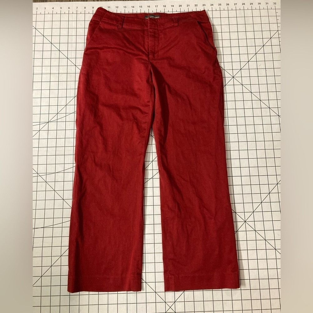 Banana Republic Stretch Women’s Size 2 Red Trouser Cropped Pants